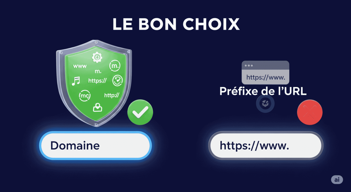 Sitemaps" de la GSC avec le champ d'URL rempli