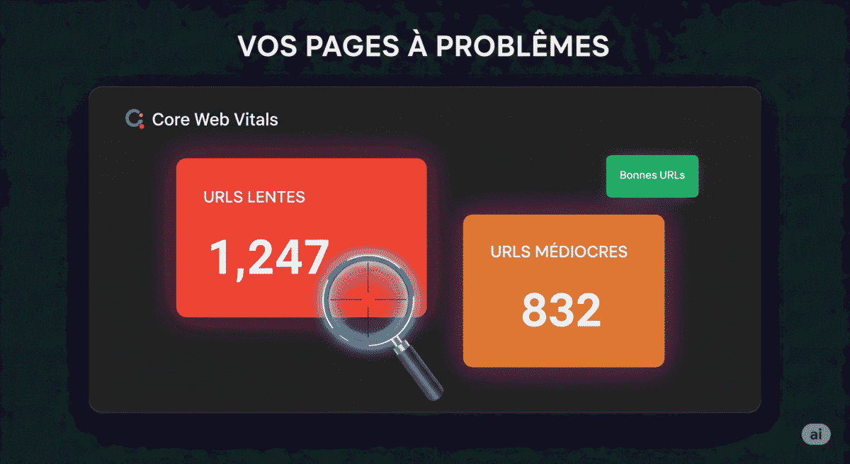 Core Web Vitals dans la GSC