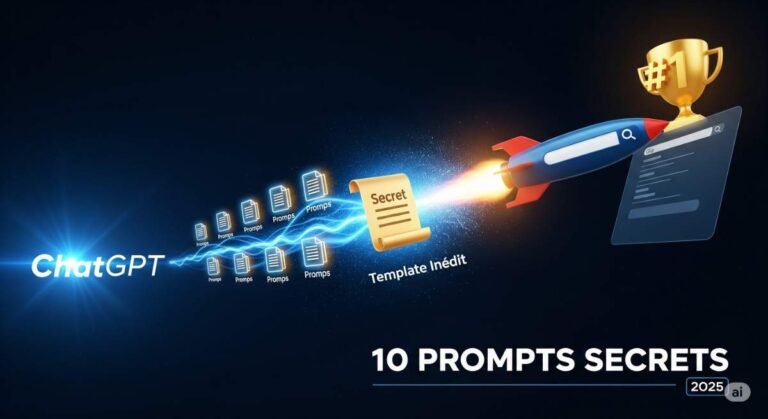 10 Prompts SEO ChatGPT pour Ranker #1 en 2025