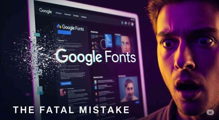 Google Fonts : L'Erreur qui Sabote 90% des Sites en 2025 (et le Guide pour la Corriger) 7 Google Fonts