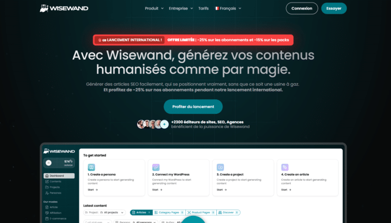 Utiliser Wisewand pour le SEO en 2026