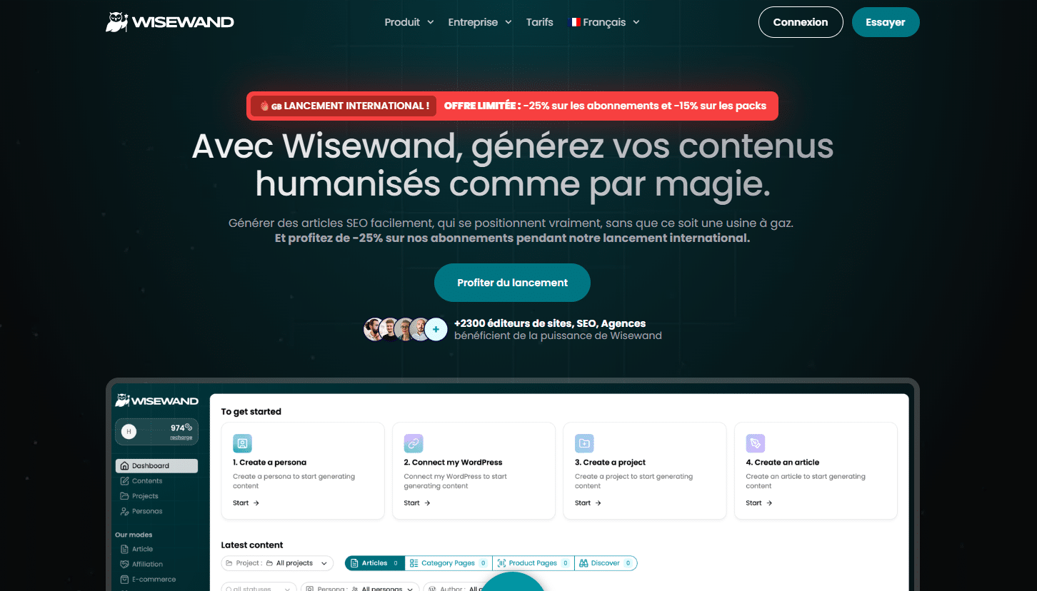 Utiliser Wisewand pour le SEO en 2026